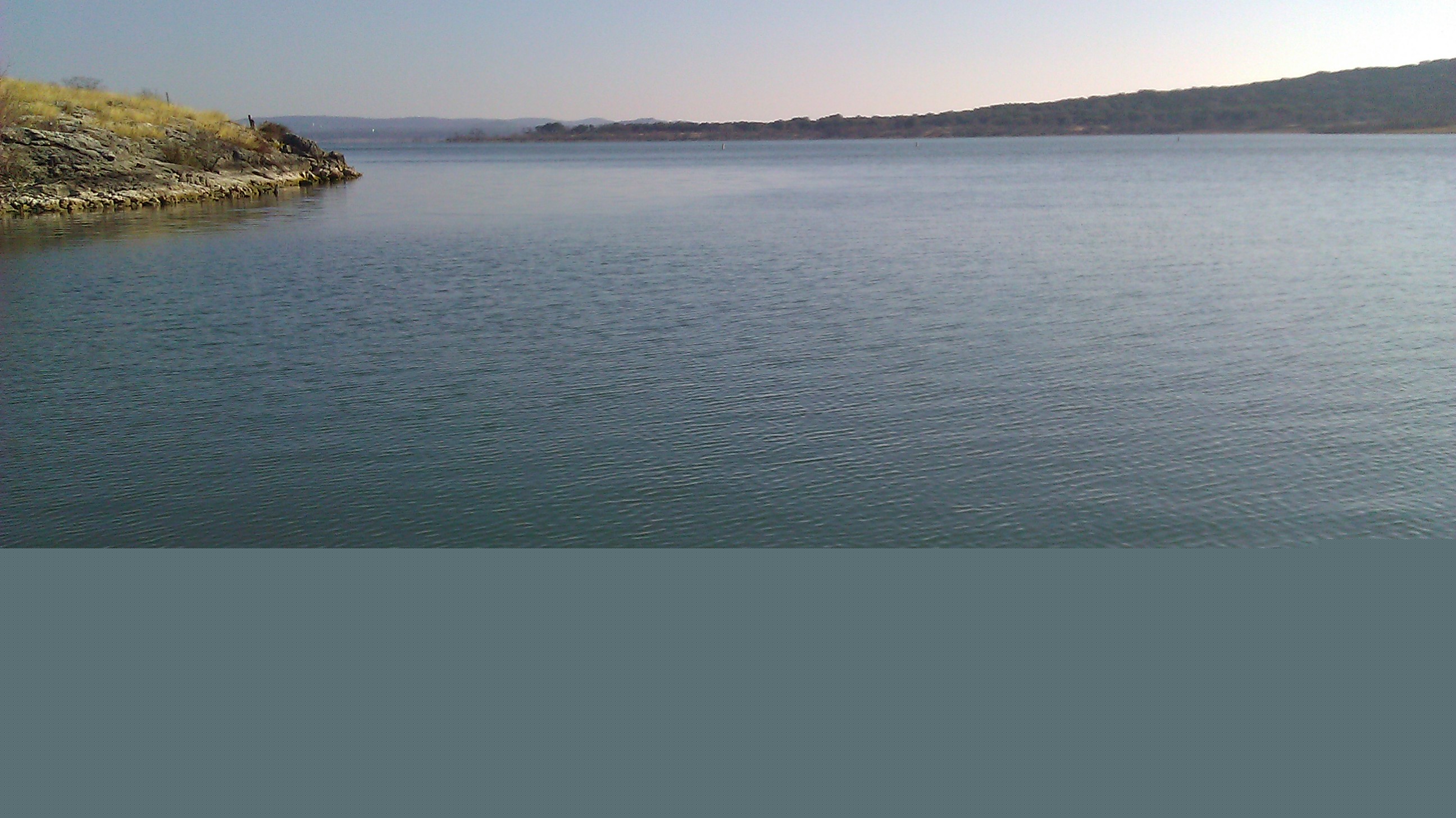 Boat ramp on Canyon Lake near Jacobs Creek
